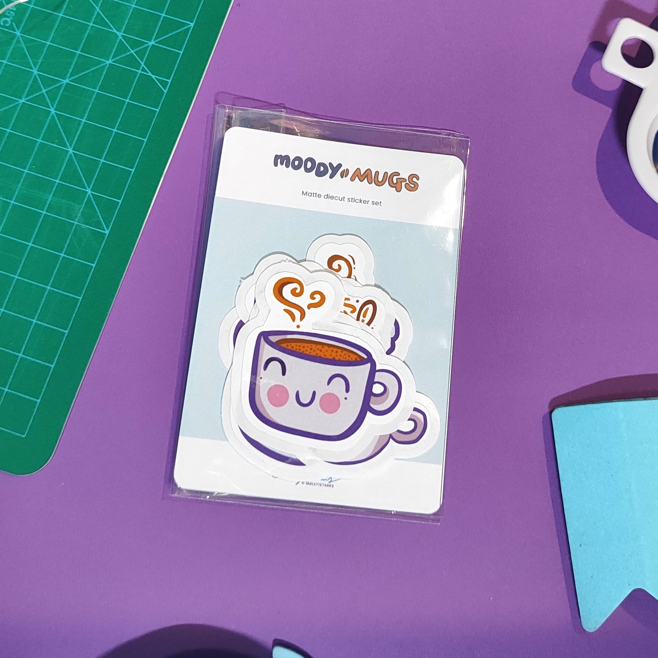 Moody Mug sticker set - Image 2