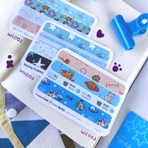 Washi sticker sheets