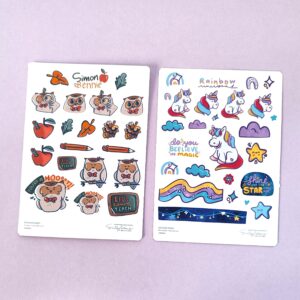 Sticker sheets