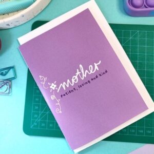 Mothers Day card, greetings card created by Smiley1starrs and locally printed with envelope