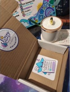 Shiningstarr scoops cute box with stickers, do you love your order, in south africa with bead jar and bead board