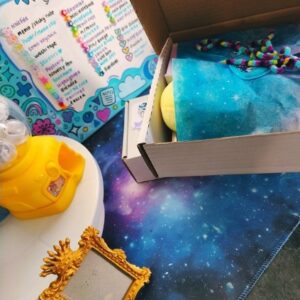 Shiningstarrscoops order packed with magic and mystery inn every scoop with bead board, gachapon machine and starry tissue paper wrapped neatly in a box