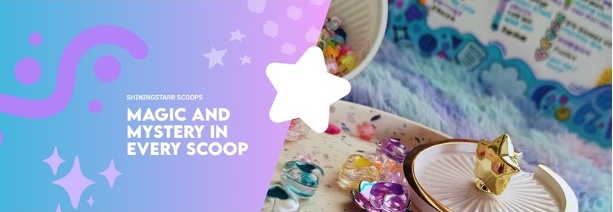 Shiningstarrscoops in south africa, cute beads, magic and mystery, fluffy, starry, magic themed items to spark joy and spread stardust, cute beads and aesthetics