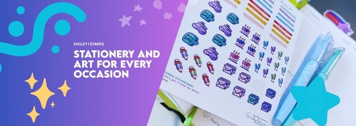 Smileystarrs, inspiring stationery and art for every occasion, cute stickers, paper goods, handmade items and carefully curated scoops in south africa